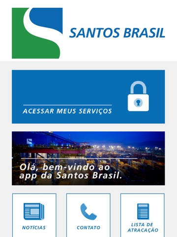 Santos Brasil APP para iPad screenshot 4