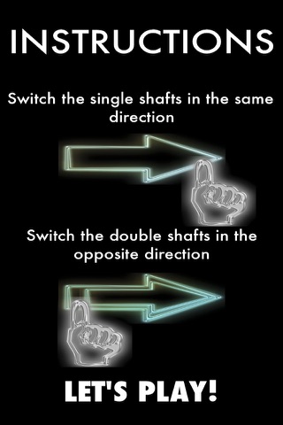 Switch Neon Shafts - Switch the shafts in the correct direction screenshot 3