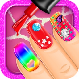 Aaah! Make my nails beautiful!- super fun beauty salon game for girls