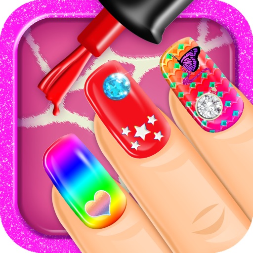 Aaah! Make my nails beautiful!- super fun beauty salon game for girls icon