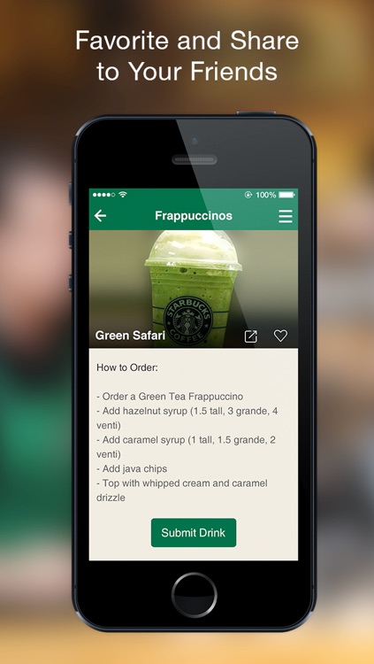 Secret Menu - for Starbucks Coffee