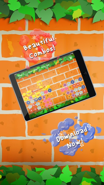 Flower Garden Match 3 Board Game