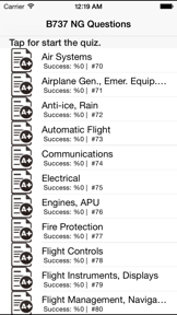 Boeing 737-700/800/NG System Knowledge & Type Rating Question Base screenshot