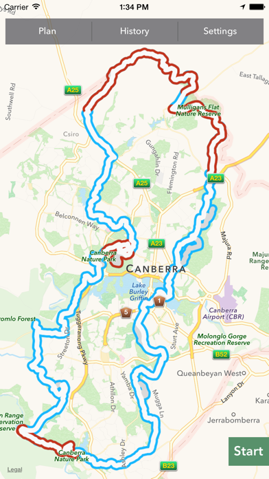 Screenshot #1 pour Canberra Centenary Trail