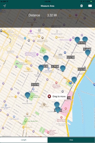 Find Length and Area on Map screenshot 2