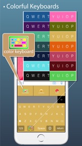 Keyboard+ iOS8 -Color Stickers Keyboards, Emoji Words Maker screenshot