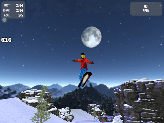 Crazy Snowboard Free iPad app afbeelding 4