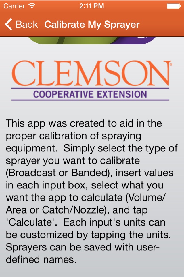 Calibrate My Sprayer screenshot 2