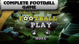 Game screenshot Lets Play Football 3d mod apk