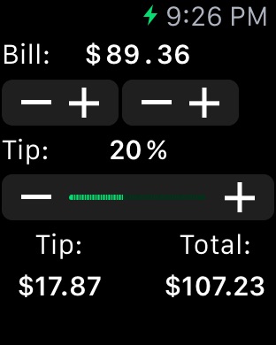 Apple Watch screenshot