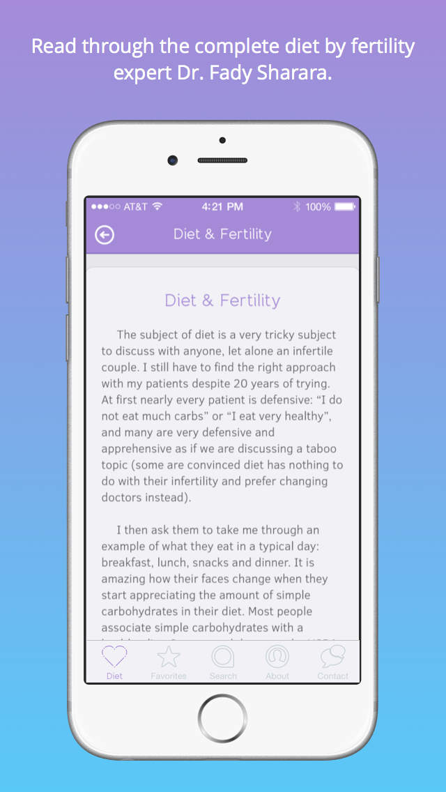 The Infertility Diet