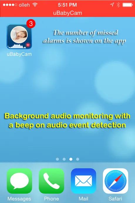 uBabyCam with AV recording
