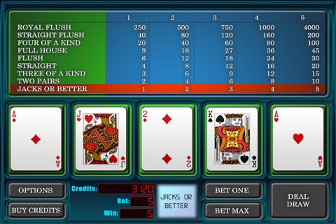 Video Poker!! screenshot 2