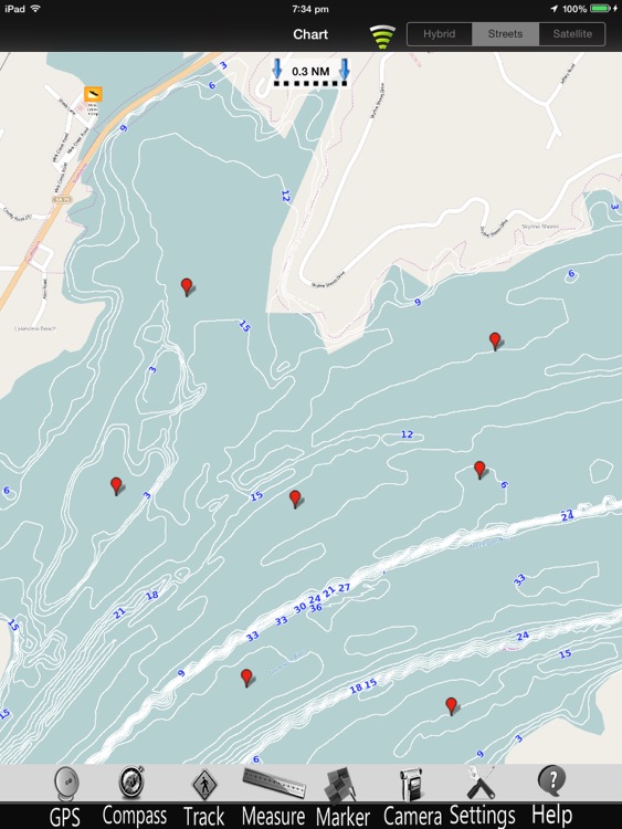 Guntersville Lake Charts Pro screenshot-3