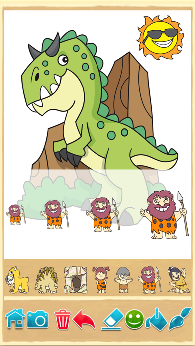 Screenshot #3 pour Dino livre de coloriage
