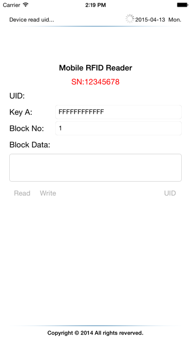 App screenshot
