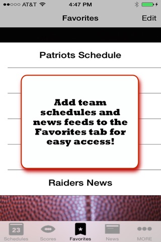 Football Schedules - NFL Edition screenshot 4