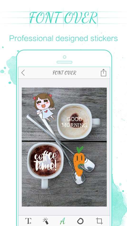 #3. Font Over: Label text on photo (iOS) 来自: 斌 刘