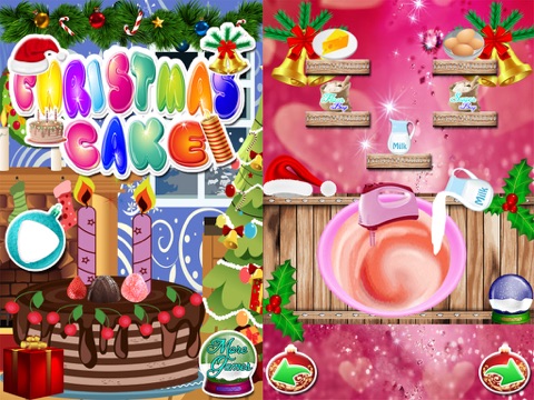 クッキング ゲーム クリスマス ケーキ メーカー サロンのおすすめ画像1