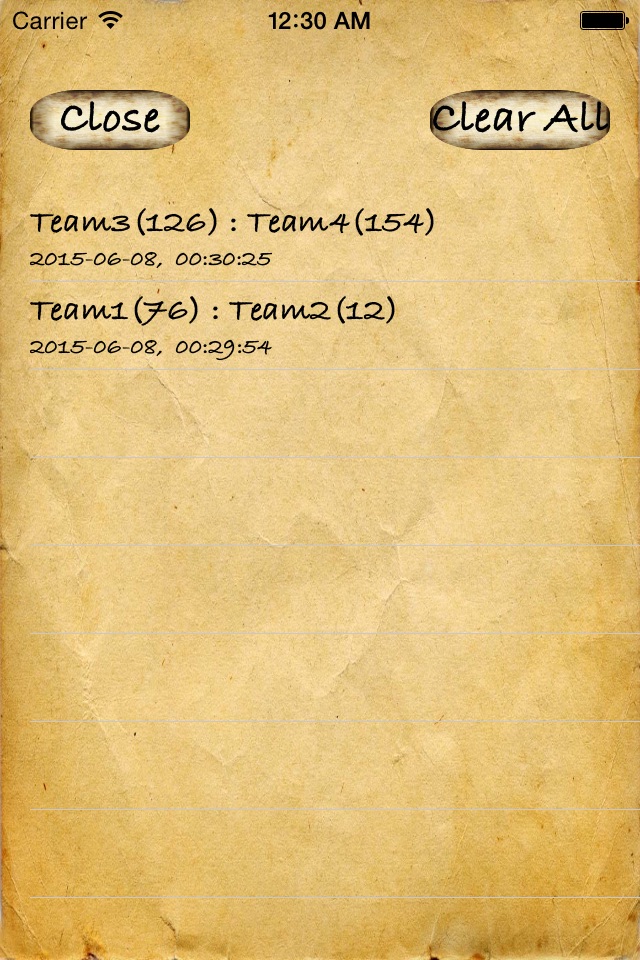 iPhone screenshot