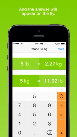 Game screenshot Pound To Kg, the fastest weight converter apk