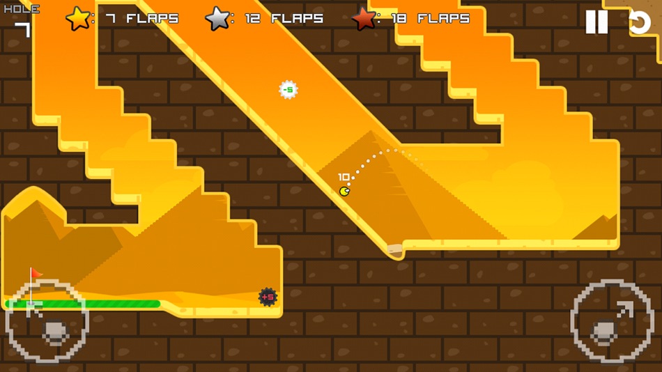 #4. Flappy Golf (iOS) Podle: Noodlecake