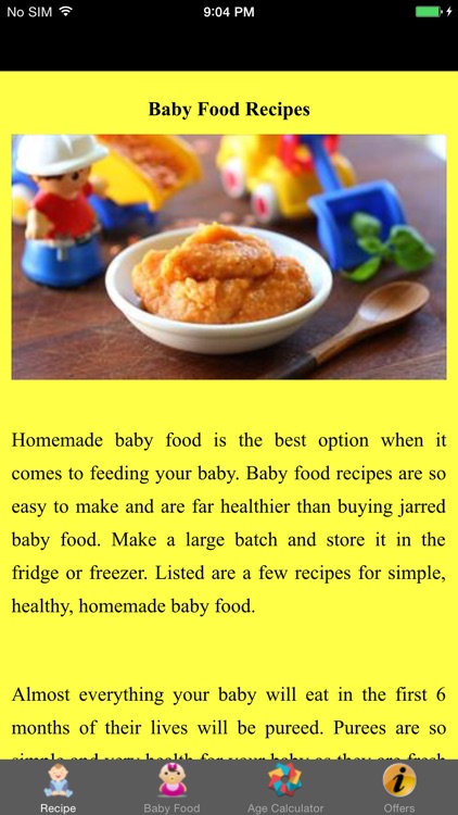 Baby Food Recipes - Pure and Simple