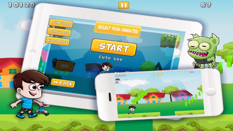 Help Parkour Kids Rescue their Village from the Invading Elf Workers screenshot-3