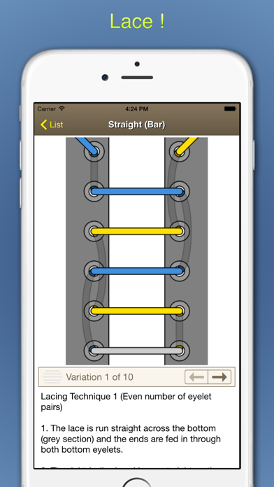 Ian's Laces - How to tie and lace shoes Screenshot