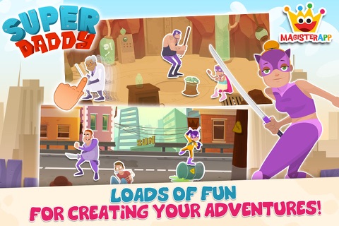 Super Daddy - Dress Up a Hero screenshot 4