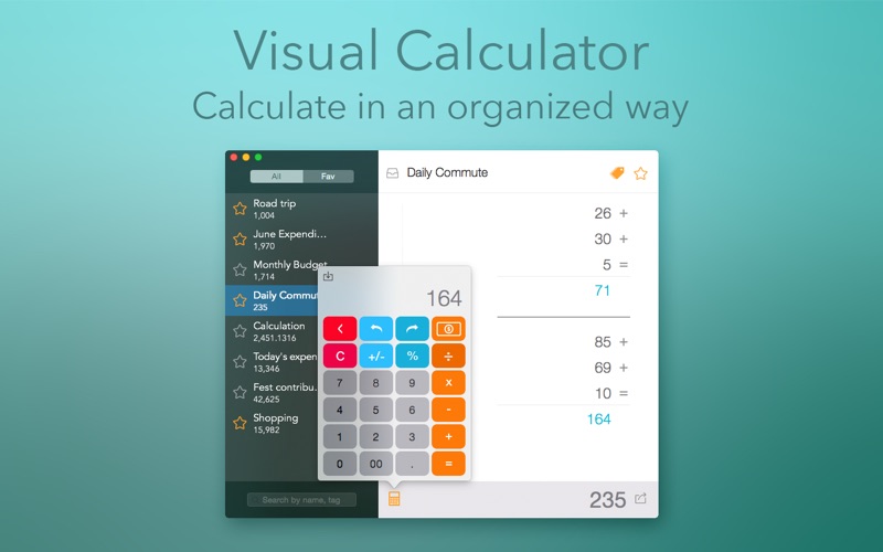 Screenshot #1 pour Visual Calculator