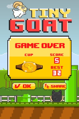 Tiny Goat FREE GAME - Quick Old-School 8-bit Pixel Art Retro Games screenshot 4