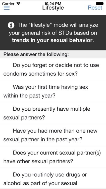 STD Risk Calculator screenshot-3