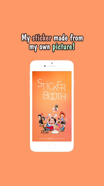 StickerBooth for SNS-My sticker made from my own picture