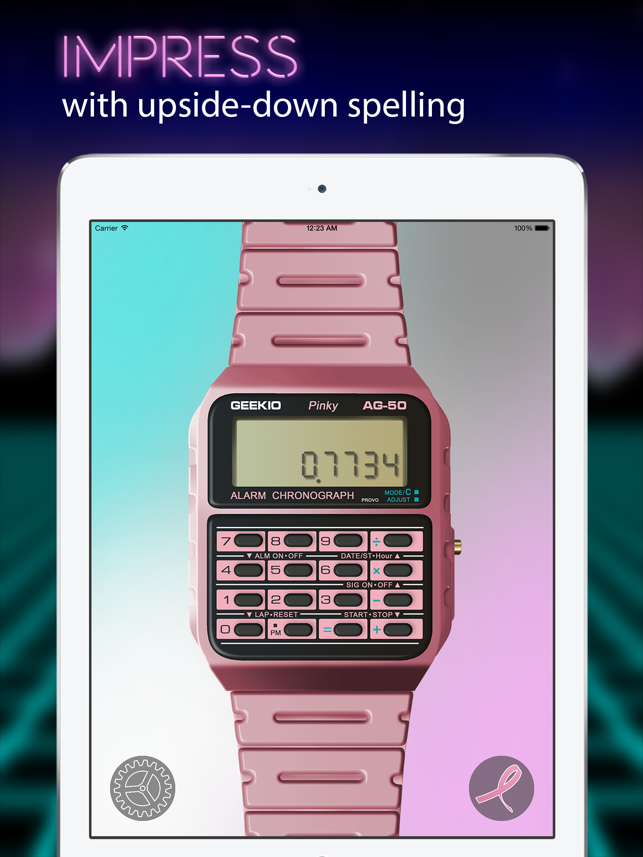 ‎Geek Watch - Retro Calculator Watch Screenshot
