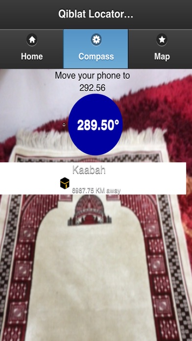 Qibla AR Locator iPhone screenshot