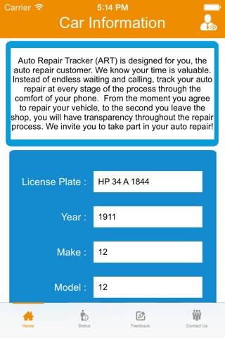 Auto Repair Tracker screenshot 2