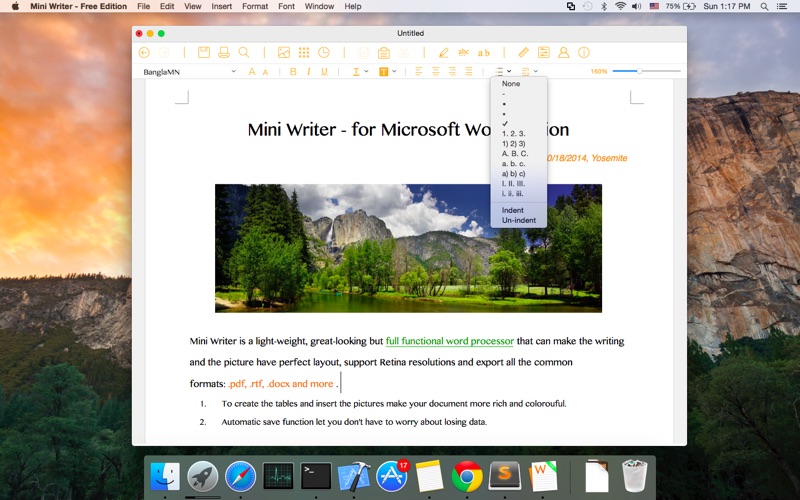 Word Writer - Word processor Screenshot
