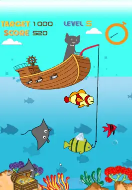 Game screenshot Magnetic Cat Fishing Games for Kids:  Магнитный кот Рыбалка игры Бесплатные Детям hack