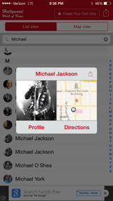 Hollywood Walk of Fame - Stars Map and Star Creator screenshot
