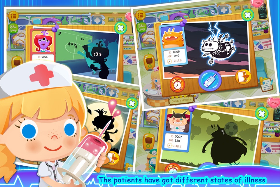 Candy's Hospital - Kids Educational Games screenshot 3
