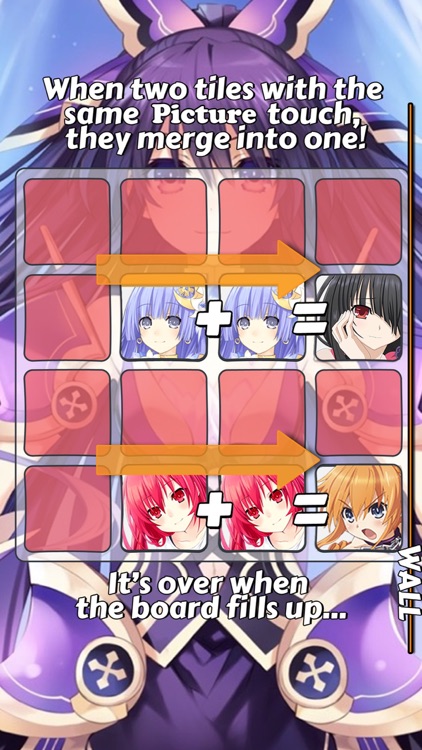 2048 PUZZLE "Date a Live" Edition Anime Logic Game Character.s
