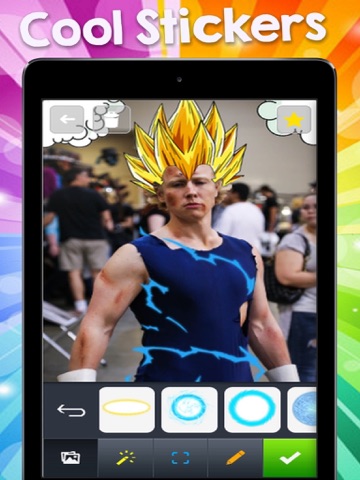 Photo Booth: Special Effects - Stickers Camera HD iPad screenshot