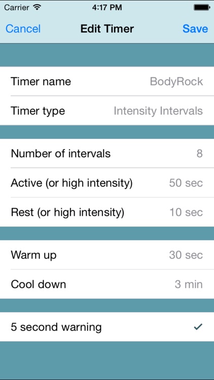 Fitness Interval Timer screenshot-4