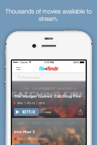 Flixfindr - search streaming movies screenshot 2