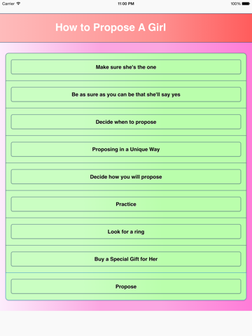 Screenshot #4 pour How to Propose a Girl