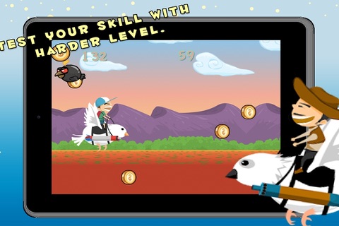 Mr Bird Crossy Flying double shooting screenshot 3