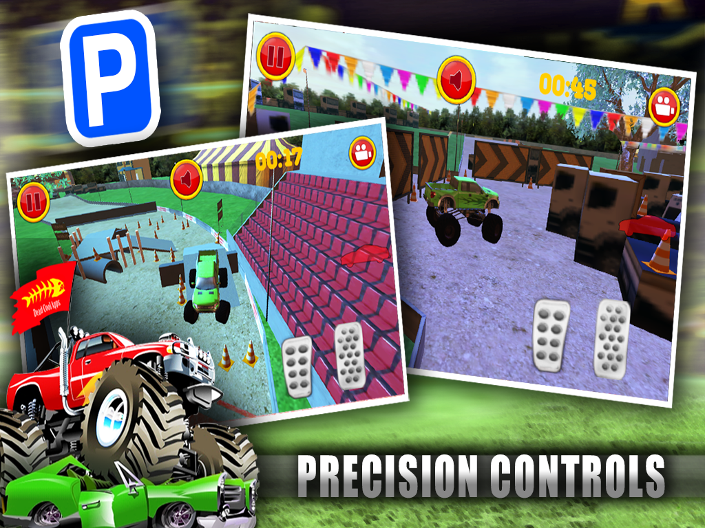 Monster Truck Jam - Expert Car Parking School Real Life Driver Sim Park In Bay Racing Games screenshot 9