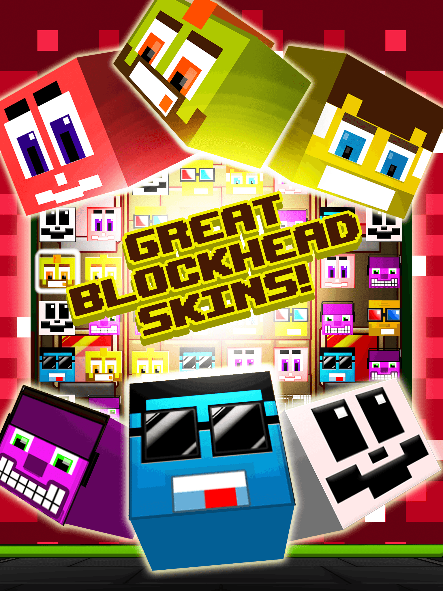 Action Craft Mini Blockheads Match 3 Skins Survival Game screenshot 10