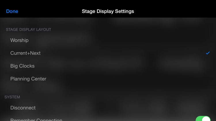 ProPresenter Stage Display